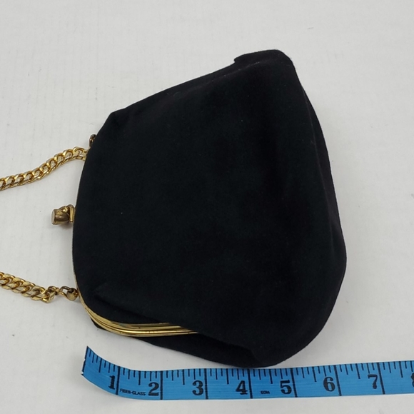 Vintage Coblentz bag velvet metal detail purse - Picture 8 of 10